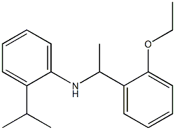 N-[1-(2-ethoxyphenyl)ethyl]-2-(propan-2-yl)aniline Structure