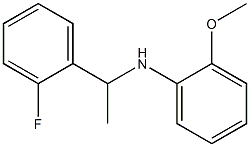 N-[1-(2-fluorophenyl)ethyl]-2-methoxyaniline,,结构式