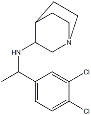 N-[1-(3,4-dichlorophenyl)ethyl]-1-azabicyclo[2.2.2]octan-3-amine Structure