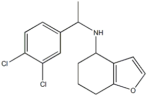  N-[1-(3,4-dichlorophenyl)ethyl]-4,5,6,7-tetrahydro-1-benzofuran-4-amine