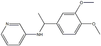 N-[1-(3,4-dimethoxyphenyl)ethyl]pyridin-3-amine,,结构式