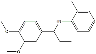 N-[1-(3,4-dimethoxyphenyl)propyl]-2-methylaniline