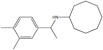 N-[1-(3,4-dimethylphenyl)ethyl]cyclooctanamine Structure