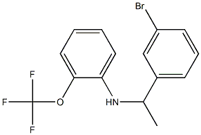 N-[1-(3-bromophenyl)ethyl]-2-(trifluoromethoxy)aniline Structure