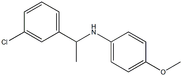  N-[1-(3-chlorophenyl)ethyl]-4-methoxyaniline