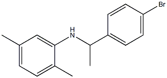 N-[1-(4-bromophenyl)ethyl]-2,5-dimethylaniline Structure