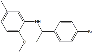 N-[1-(4-bromophenyl)ethyl]-2-methoxy-5-methylaniline