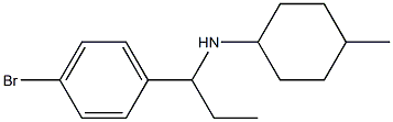 N-[1-(4-bromophenyl)propyl]-4-methylcyclohexan-1-amine Structure