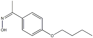 N-[1-(4-butoxyphenyl)ethylidene]hydroxylamine Structure