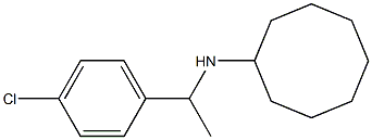 N-[1-(4-chlorophenyl)ethyl]cyclooctanamine Structure