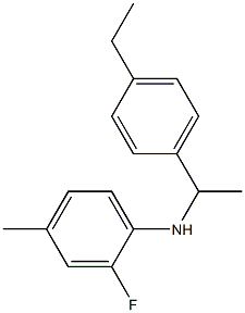 N-[1-(4-ethylphenyl)ethyl]-2-fluoro-4-methylaniline