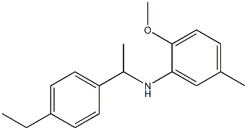 N-[1-(4-ethylphenyl)ethyl]-2-methoxy-5-methylaniline