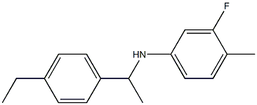  N-[1-(4-ethylphenyl)ethyl]-3-fluoro-4-methylaniline