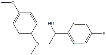 N-[1-(4-fluorophenyl)ethyl]-2,5-dimethoxyaniline