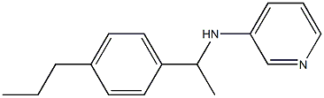  N-[1-(4-propylphenyl)ethyl]pyridin-3-amine