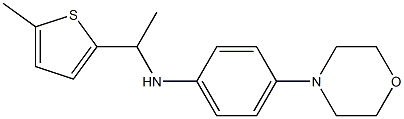  N-[1-(5-methylthiophen-2-yl)ethyl]-4-(morpholin-4-yl)aniline