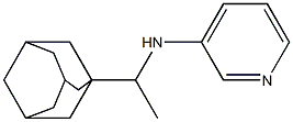 N-[1-(adamantan-1-yl)ethyl]pyridin-3-amine,,结构式