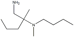 N-[1-(aminomethyl)-1-methylbutyl]-N-butyl-N-methylamine Structure