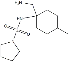 N-[1-(aminomethyl)-4-methylcyclohexyl]pyrrolidine-1-sulfonamide Structure