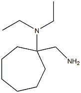 N-[1-(aminomethyl)cycloheptyl]-N,N-diethylamine 化学構造式