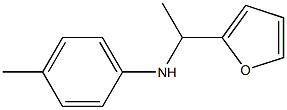 N-[1-(furan-2-yl)ethyl]-4-methylaniline 结构式