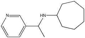 N-[1-(pyridin-3-yl)ethyl]cycloheptanamine 化学構造式