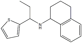 N-[1-(thiophen-2-yl)propyl]-1,2,3,4-tetrahydronaphthalen-1-amine 结构式