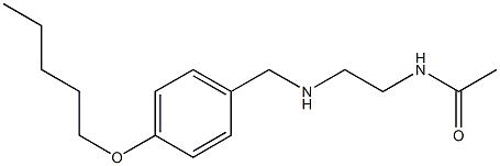 N-[2-({[4-(pentyloxy)phenyl]methyl}amino)ethyl]acetamide