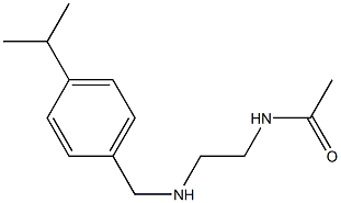  N-[2-({[4-(propan-2-yl)phenyl]methyl}amino)ethyl]acetamide