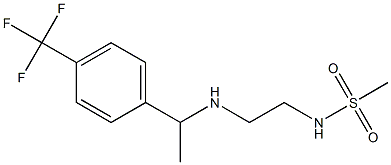  N-[2-({1-[4-(trifluoromethyl)phenyl]ethyl}amino)ethyl]methanesulfonamide