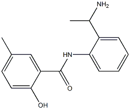  N-[2-(1-aminoethyl)phenyl]-2-hydroxy-5-methylbenzamide