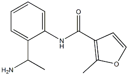 N-[2-(1-aminoethyl)phenyl]-2-methyl-3-furamide Structure