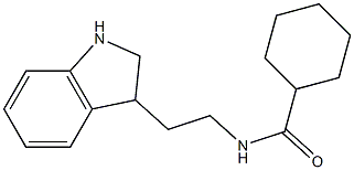 N-[2-(2,3-dihydro-1H-indol-3-yl)ethyl]cyclohexanecarboxamide|