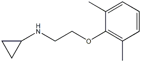 N-[2-(2,6-dimethylphenoxy)ethyl]cyclopropanamine Structure