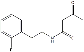 N-[2-(2-fluorophenyl)ethyl]-3-oxobutanamide