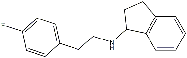 N-[2-(4-fluorophenyl)ethyl]-2,3-dihydro-1H-inden-1-amine|