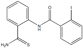 N-[2-(aminocarbonothioyl)phenyl]-2-iodobenzamide Structure