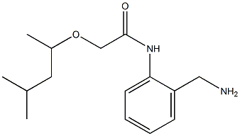 N-[2-(aminomethyl)phenyl]-2-[(4-methylpentan-2-yl)oxy]acetamide