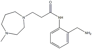  N-[2-(aminomethyl)phenyl]-3-(4-methyl-1,4-diazepan-1-yl)propanamide