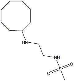 N-[2-(cyclooctylamino)ethyl]methanesulfonamide