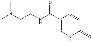 N-[2-(dimethylamino)ethyl]-6-oxo-1,6-dihydropyridine-3-carboxamide Structure