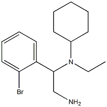 N-[2-amino-1-(2-bromophenyl)ethyl]-N-ethylcyclohexanamine