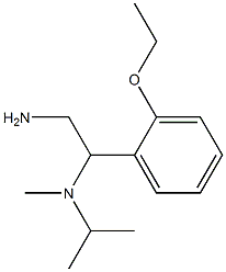 N-[2-amino-1-(2-ethoxyphenyl)ethyl]-N-isopropyl-N-methylamine 化学構造式