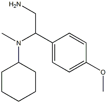 N-[2-amino-1-(4-methoxyphenyl)ethyl]-N-cyclohexyl-N-methylamine