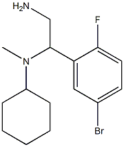 N-[2-amino-1-(5-bromo-2-fluorophenyl)ethyl]-N-cyclohexyl-N-methylamine