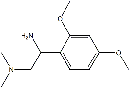 N-[2-amino-2-(2,4-dimethoxyphenyl)ethyl]-N,N-dimethylamine,,结构式