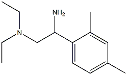 N-[2-amino-2-(2,4-dimethylphenyl)ethyl]-N,N-diethylamine Structure