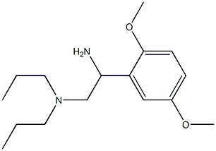 N-[2-amino-2-(2,5-dimethoxyphenyl)ethyl]-N,N-dipropylamine Structure