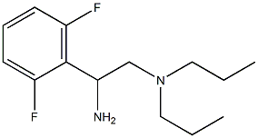 N-[2-amino-2-(2,6-difluorophenyl)ethyl]-N,N-dipropylamine Structure