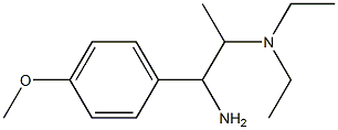 N-[2-amino-2-(4-methoxyphenyl)-1-methylethyl]-N,N-diethylamine Structure